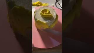 Cream cheese frosting recipe for mini birthday cake daisy cake night baking [upl. by Katharine]