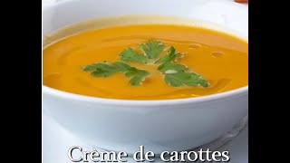 Recette de Crème de carottes facile et rapide [upl. by Nadab]