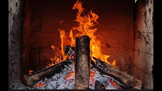 🔥 Cozy Fireplace 4K 12 HOURS Fireplace with Crackling Fire Sounds Crackling Fireplace 4K [upl. by Bathilda]