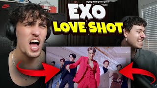 His First Time Hearing EXO   EXO 엑소 Love Shot MV [upl. by Marga]