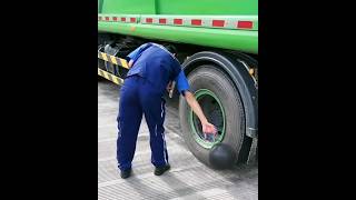 What to do if there are air bubbles in the tire shortvideos facts amazingfacts [upl. by Annay]