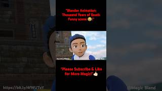 Blender 3D Death MoveBlender ThousandYearsOfDeath shorts shortsviral memes [upl. by Ainaled861]