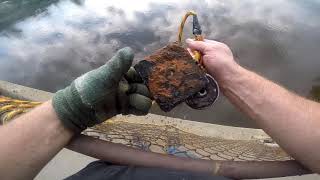 Magnet Fishing in Fairbanks Alaska Big Finds [upl. by Yun]