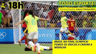 BRASIL NA FINAL OLÃMPICA ESTE CANAL FOI O ÃšNICO A CRAVAR A MEDALHA DA SELEÃ‡ÃƒO FEMININA [upl. by Mita57]