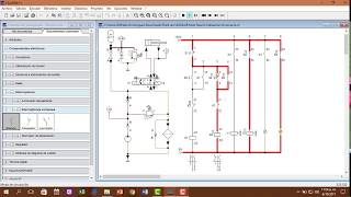 Simulación de un circuito hidráulico  Acumulador Hidráulico [upl. by Yrac]