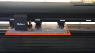 Heatshrink sheet cutting with Foison vinyl cutter [upl. by Keon]