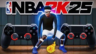 HOW TO DRIBBLE ON BIG BUILDS IN NBA 2K25 DRIBBLE TUTORIAL PUSH CROSS SPEED BOOST amp MORE [upl. by Yunick]