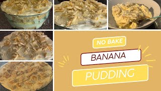 How to make a Quick amp Easy Banana 🍌 Pudding wChessman Cookies  Paula Deen’s recipe [upl. by Tisdale423]