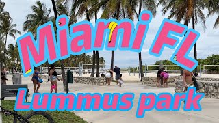 Walking around Lummus park  Miami FL  must watch until end [upl. by Brandtr]