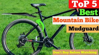 Top 5 Best Mountain Bike Mudguards in 2024  Best Mudguard Mountain Bike [upl. by Arikahc136]