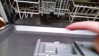 EdgeStar 6 Place Setting Portable Countertop Dishwasher Silver Model  DWP61ES [upl. by Ordnagela]