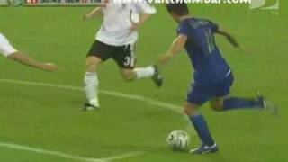 Mundial Alemania 2006 Semi Final ItaliaAlemania Goles [upl. by Anitsuj]