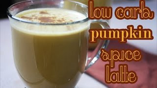 Low Carb Pumpkin Spice Latte  COPYCAT STARBUCKS [upl. by Edmondo533]