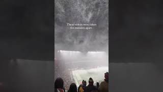 Crazy Footage Of Huge Snow Storm At The Cleveland Browns NFL Football Game nature nfl [upl. by Schober]