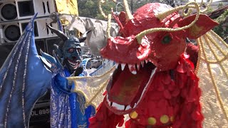 Traditional Dragon Festival In POS [upl. by Arivle]