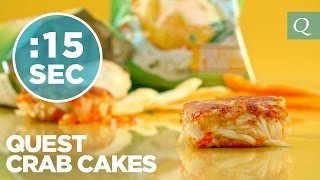 Crab Cakes Recipe  15SecondRecipe [upl. by Anoet684]