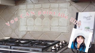 How to Paint Tile with DIY Clay Paint [upl. by Regine]