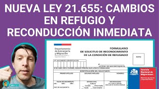 NUEVA LEY 21655 CAMBIOS EN REFUGIO Y RECONDUCCIÓN INMEDIATA [upl. by Cimbura]