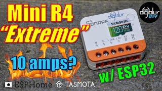 Sonoff Mini R4 Switch ESP32 and ESPHome amp TASMOTA How To Guide [upl. by Guadalupe906]