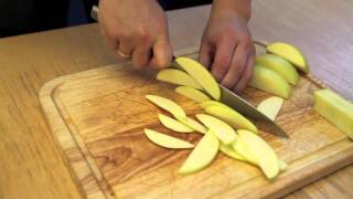 Knife Skills How To Slice An Apple For Pies [upl. by Greenlee]