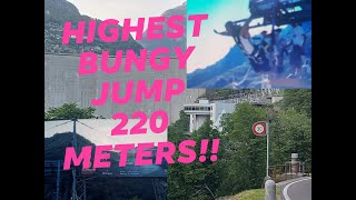 The Highest Bungee jumper in Europe [upl. by Newhall]