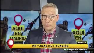 Tapapiés 2016  Aquí en Madrid Telemadrid  21102016 [upl. by Anivlek872]