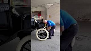 Starting a 1916 Ford Model T [upl. by Tristas301]