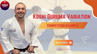 Koshi Guruma Variation  Competition example [upl. by Ewall]