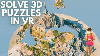 Complete Intricate 3D Puzzles in VR with Puzzling Places Quest 2 Gameplay [upl. by Zoes651]