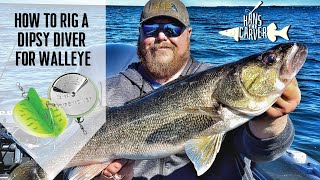 How To Rig A DIPSY DIVER For Walleye [upl. by Leamhsi568]