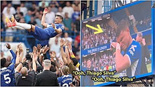 😢💙Thiago Silva was in tears as he bid his farewell to Chelsea [upl. by Einej11]