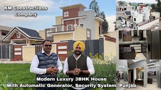 Modern Luxury  3BHK House  Full Interior  Automatic Generator  Security System  KM Construction [upl. by Adachi]