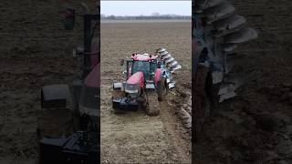 Ploughing  Case IH Puma 240 ccc on Soucy Tracks amp Lemken Juwel 10 6 furrow agri case ploughing [upl. by Kreager543]