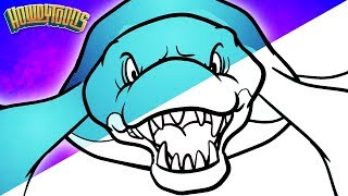 Animatic for Kronosaurus Song  Making of Dinosaur Songs from Dinostory by Howdytoons Extras [upl. by Amaso]