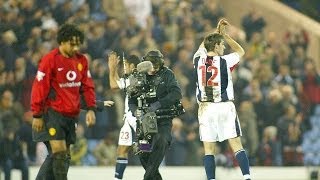 West Bromwich Albion 2 Manchester United 0  League Cup Fourth Round  December 2003 [upl. by Towney]