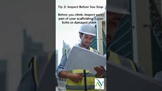 Quick Safety Tips for Scaffolding  AIM VISION SAFETY TRAINING amp CONSULTING aimvisionsafety [upl. by Sima306]