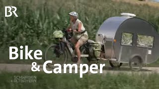 BikeCamping Unterwegs mit dem FahrradWohnwagen  Schwaben  Altbayern  BR [upl. by Duahsar]