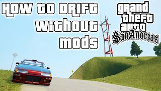 GUIDE How To DRIFT GTA San Andreas Definitive Edition [upl. by Yecak]