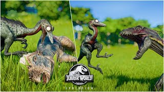 TROODON  POISONING and HUNTING Animations vs All Dinosaurs  Jurassic World Evolution [upl. by Liss]