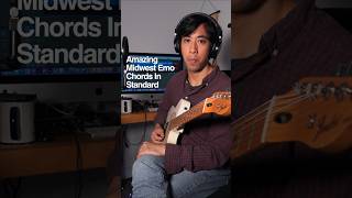 Amazing Midwest Emo Chords In Standard Tuning midwestemo mathrock guitarlesson guitarchords [upl. by Gulgee]