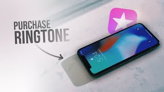 How to Buy a Ringtone on iPhone tutorial [upl. by Acirderf]