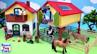 New Schleich Farm House Playset plus Animals Toys For Kids [upl. by Arundell766]