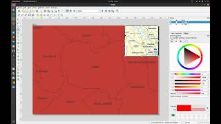 46 QGIS  Overview in an altas print layout [upl. by Sarad]