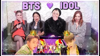 BTS 방탄소년단 IDOL MV REACTION ft Savannah Grimm THEY ARE KINGS [upl. by Ocsisnarf]