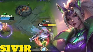 Wild Rift Sivir  Battle Mare Sivir Skin gameplay rank season 15 [upl. by Aihtyc]