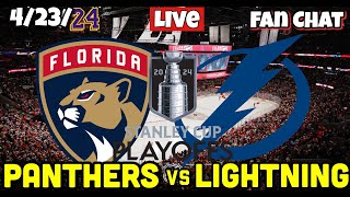 Florida Panthers vs Tampa Bay Lightning Live NHL Playoffs Live Stream [upl. by Adrahs]