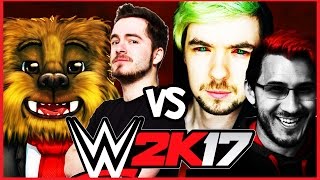 CaptainSparklez amp JeromeASF vs AntiSepticEye amp Darkiplier  WWE 2K17  Round 1 s3e6 [upl. by Eniamreg189]