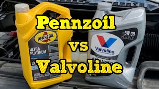 Real World Oil Test Results Valvoline vs Pennzoil [upl. by Sigismundo]