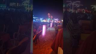 Baga beach in goa  Night life goa nightlife beach shorts [upl. by Eneleh]