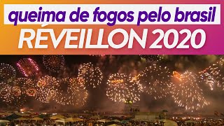 RÃ‰VEILLON 2020 Queima de fogos em Copacabana e pelo Brasil  TV Globo [upl. by Spatz]